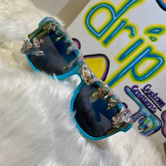 Cosmic Swirl Sunglasses by Drip Creations main image 13